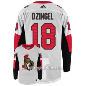 Män Ishockey Ottawa Senators Tröja RYAN DZINGEL 18 Adidas Vit Authentic